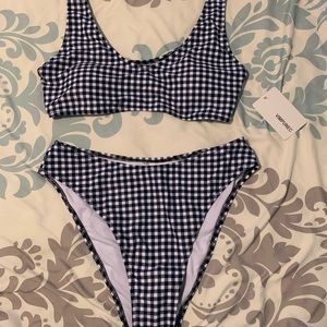 NWT checkered swim